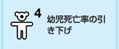 4.幼児死亡率の引き下げ