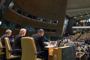 一致団結した行動の重要性を強調する国連のリーダーたち