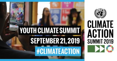 YOUTH CLIMATE SUMMIT SEPTEMBER 21, 2019 CLIMATE ACTION SUMMIT 2019